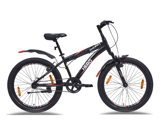 Buy Hero Cycles Thorn 24T Black/Red MTB Cycle