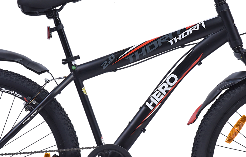Hero cycle thorn red black Frameset
