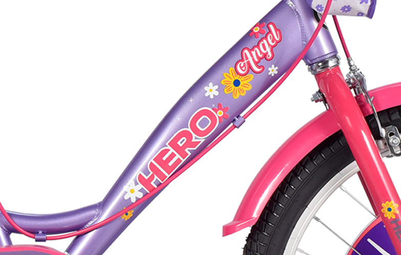 Buy Hero Cycles Angel 16T Pink Kids Cycle Hero Cycles